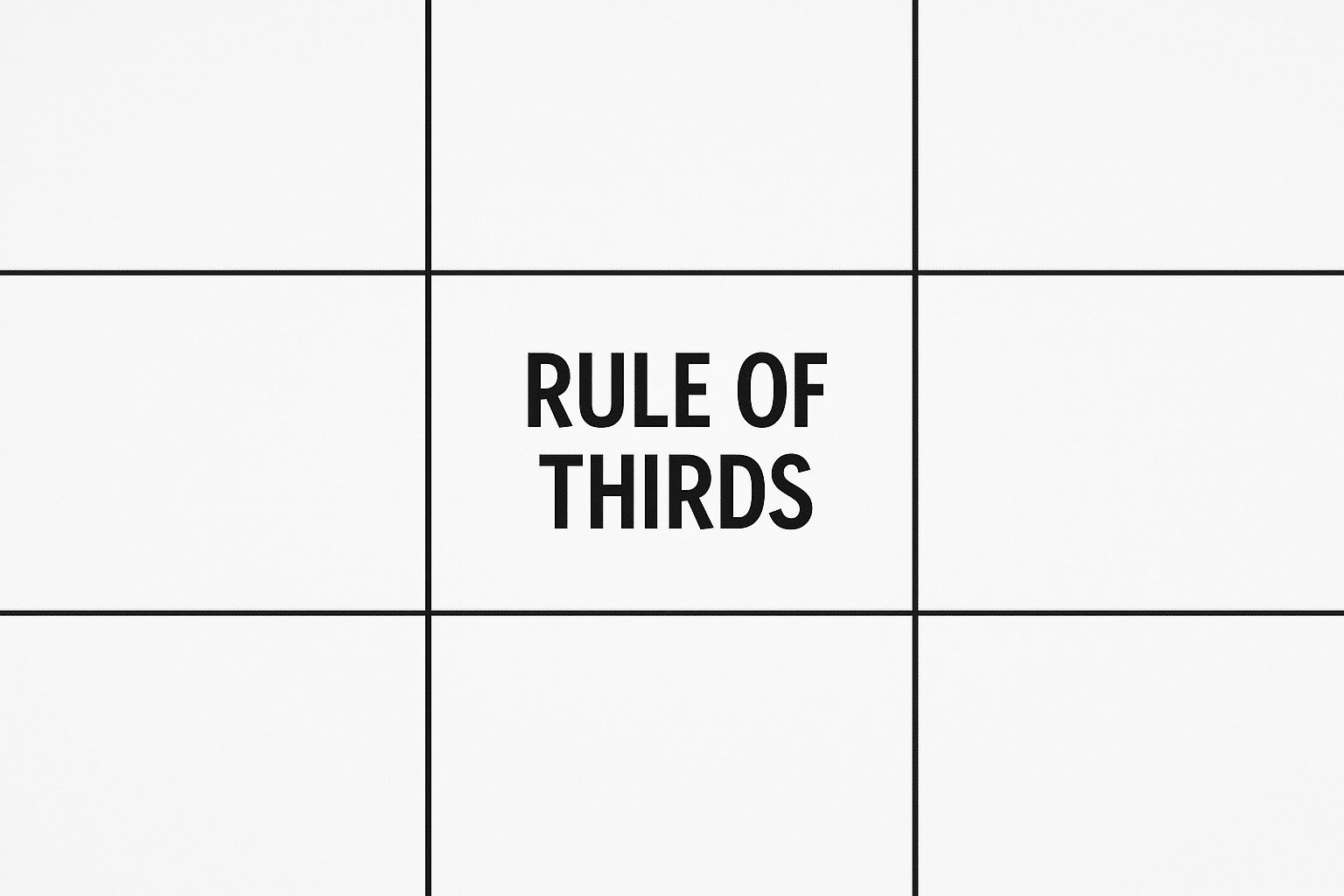 rule of thirds grid