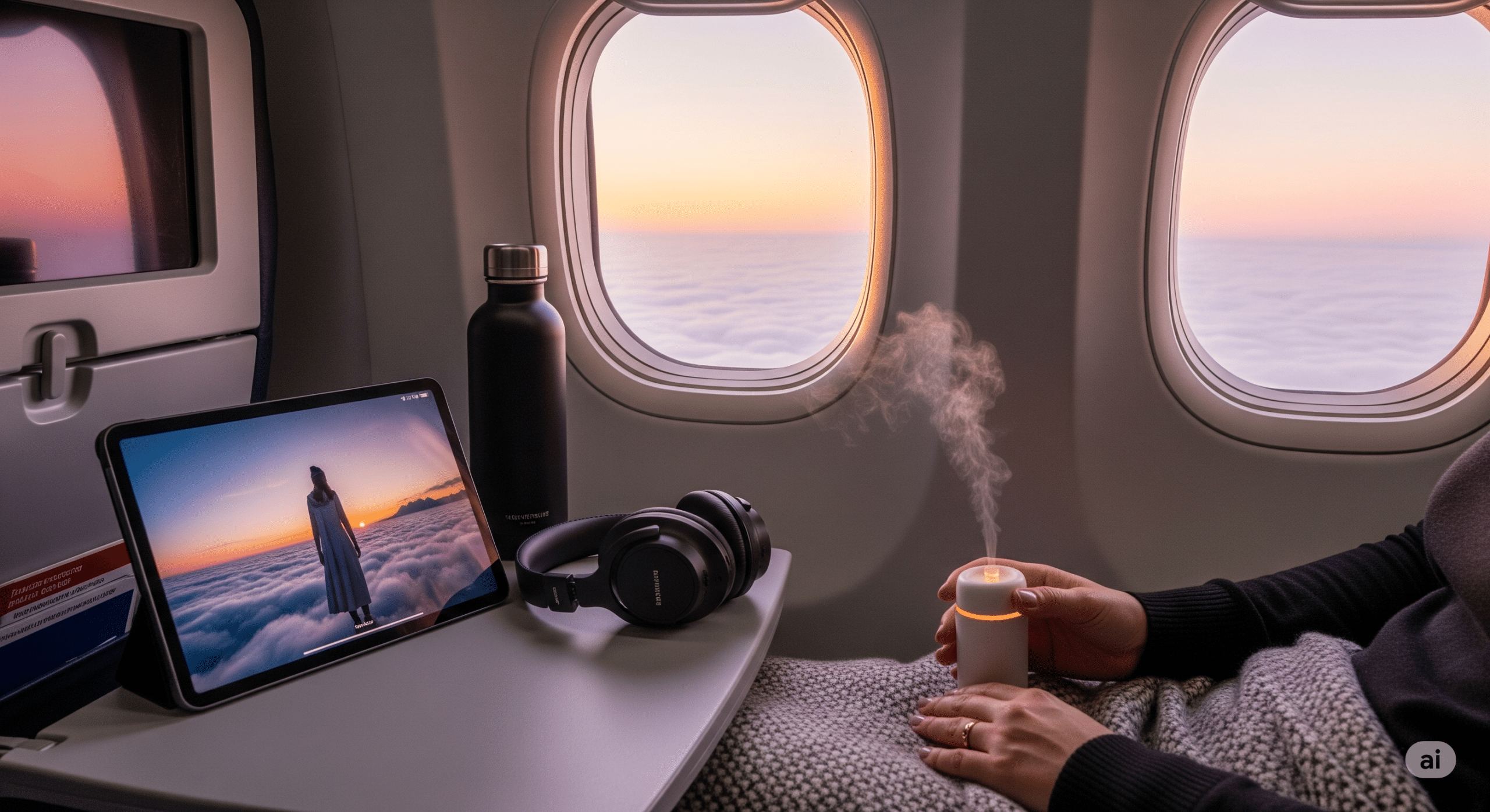 Featured image for “Travel Hacks for Long Flights: Your Ultimate 2025 Comfort Guide”